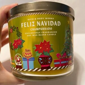 BBW FELIZ NAVIDAD 3 WICK CANDLE